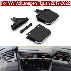 Car Front Dashboard Air Conditioner AC Vent Grille Outlet Tab Clip Slider For VW Volkswagen Tiguan 2017 2018 2019 2020 2021 2022
