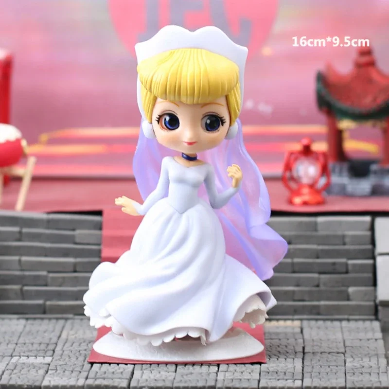 Disney Snow White Belle Cinderella Ariel Rapunzel Wedding Series Desktop Model Ornament Decoration Birthday Christmas Gifts