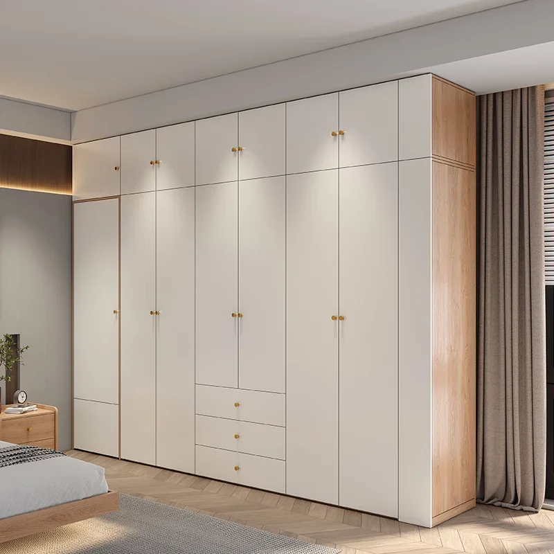 King Size Luxury Wardrobe Modern Storage Nordic Organizer Bedroom Wardrobe Room Storage Almarios De Ropa Bedroom Furniture