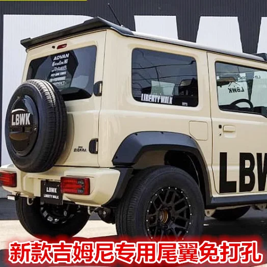 

High Quality rear wing trunk lip tail spoiler ABS plastic material FOR Suzuki Jimny JB64 JB74 2019 2020 2021 2022 2023 2024