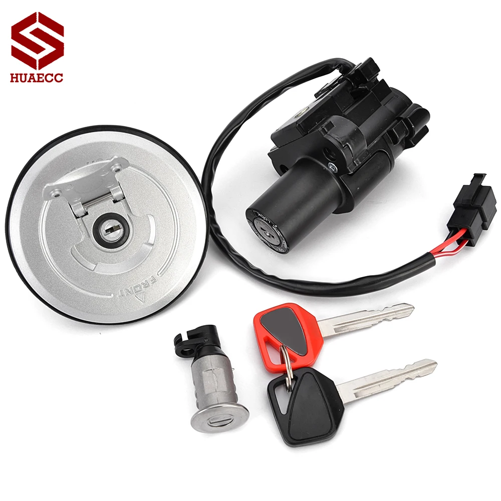 

Замки зажигания, набор ключей для крышки топливного бензобака для Honda CB250F CB300F CBR250R CBR300R CBR300RA ABS 35010-K33-700 35010-KYJ-900