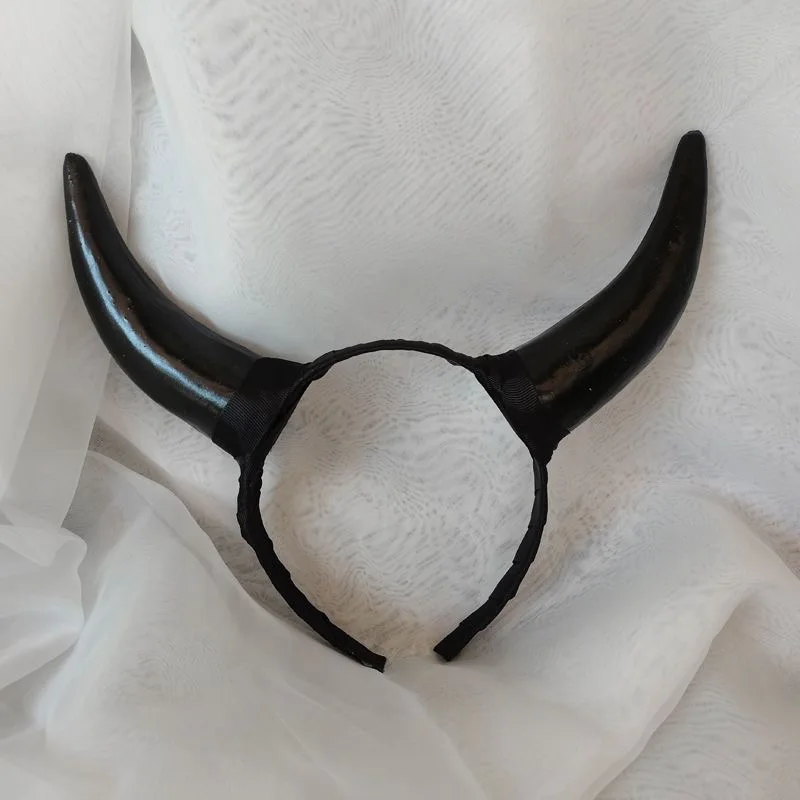 Cornes de SAFDemon pour Costume de Bande de Sauna d'Halloween pour Femme, Accessoire de Cosplay Gothique, Reine Maléfique, Pièce pour Fille