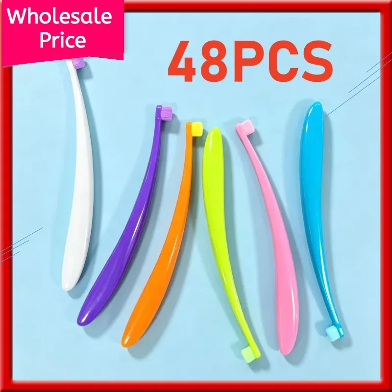 lot-de-48-brosses-a-dents-a-poils-extra-doux-pour-orthodontie-petite-tete-pour-les-zones-difficiles-d'acces-les-implants-et-les-dents-arriere