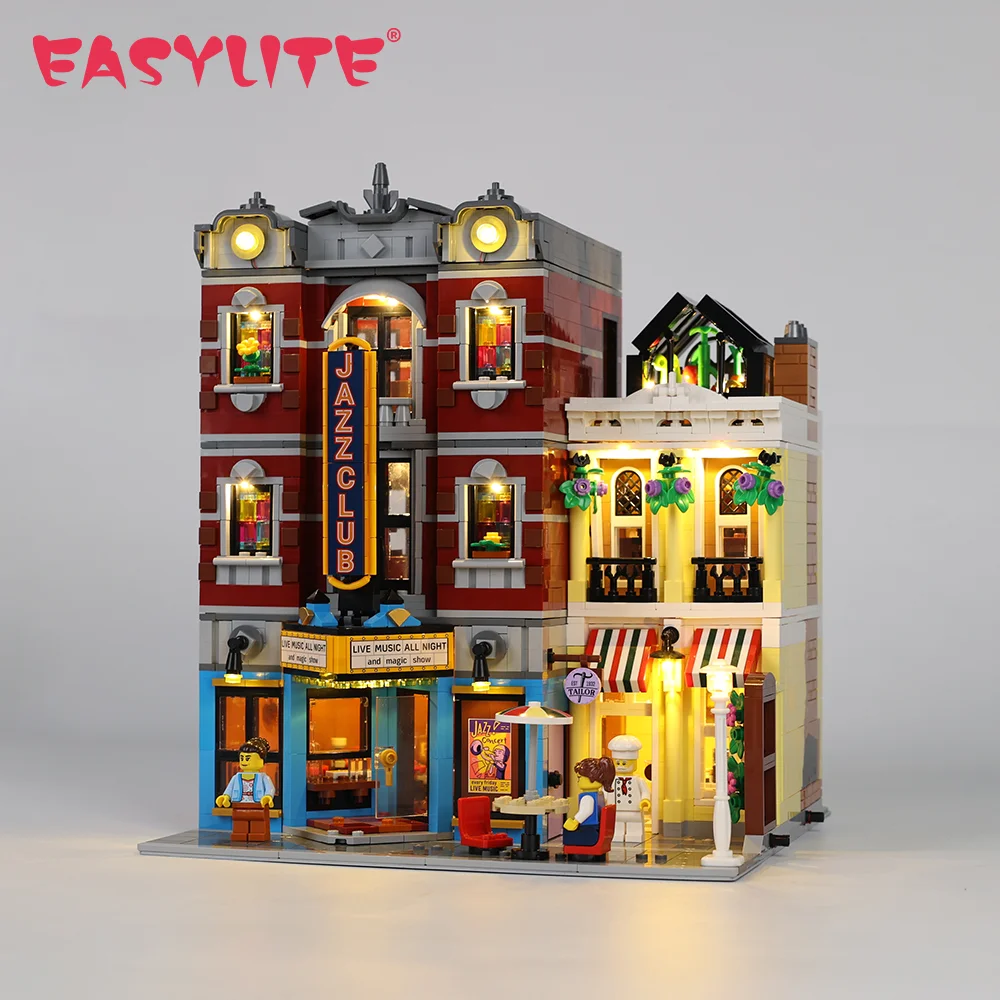 Led Light Kit For 10312 Jazz Club Classic Architecture Music Decoration Building Blocks Bricks Toys Set For Gift