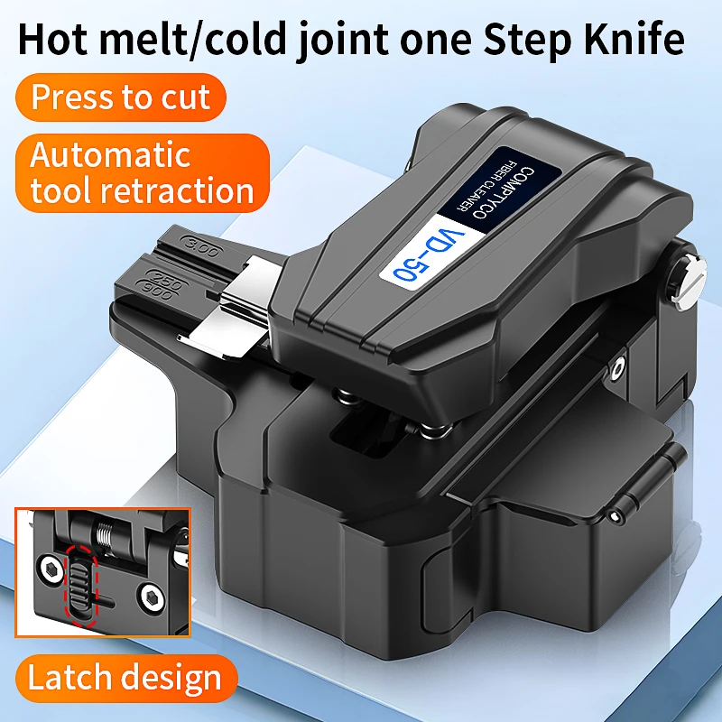 comptyco-vd-50-fiber-cleaver-high-precision-optical-fiber-cutter-one-step-fiber-optic-fusion-splicer-cutting-knife-ftth-tool