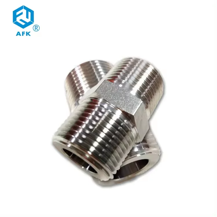 1/8in 1/4in 3/8in 1/2in 3/4in Instrumentation Pipe Fittings Stainless steel 316/316L Monel Duplex Male Thread NPT Hex Nipple