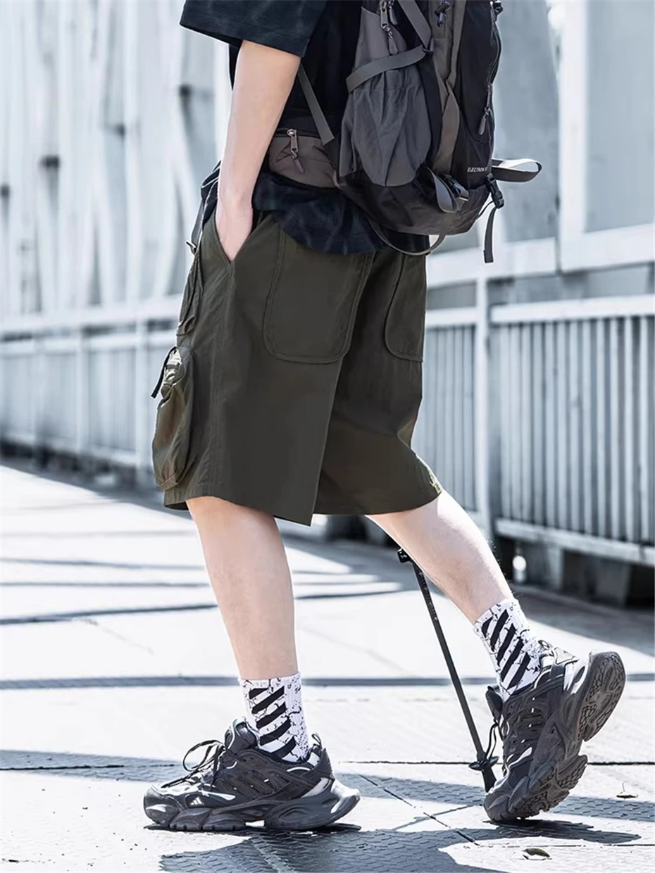 ฤดูร้อนยุทธวิธีสั้นผู้ชาย Punk - Techwear Pants Tactical บทวิจารณ์และราคา