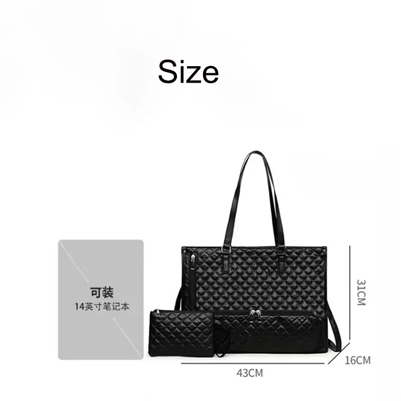 2-in-1 Travel Tote Bag Laptop Bag with Insulated Lunch Compartment for Business, Work, Nurse, Office, Collage, Casual Tote Bag﻿