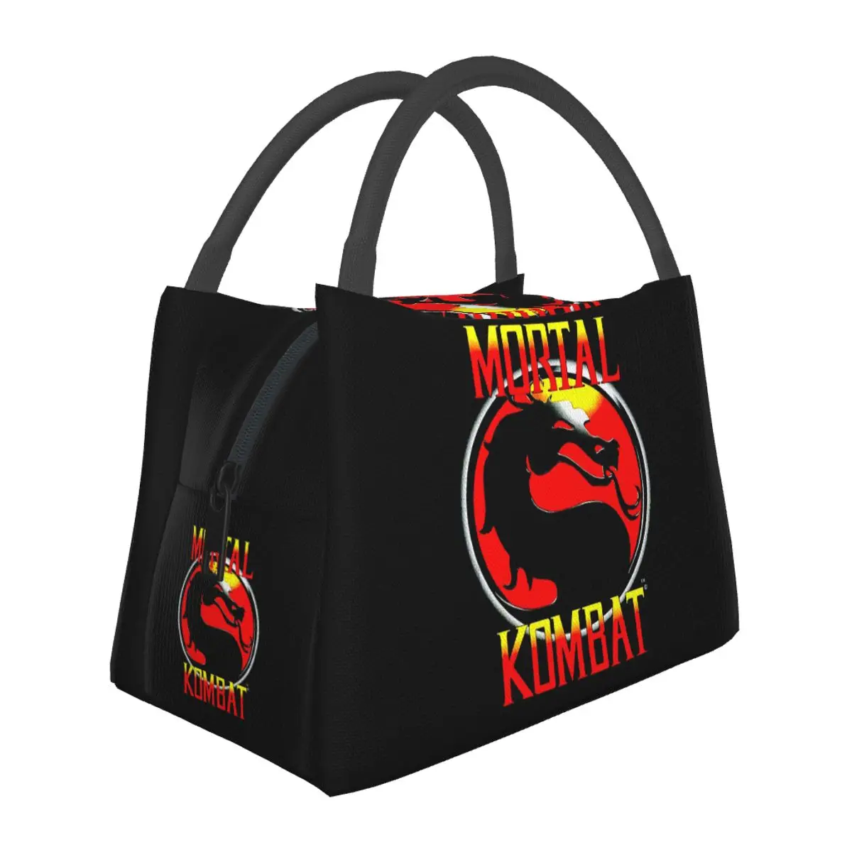 

Cartoon Mortal Kombat Insulated Lunch Bag for Women Picnic Storage Food Boxes Leakproof Container Cooler Thermal Lunch Box Tote