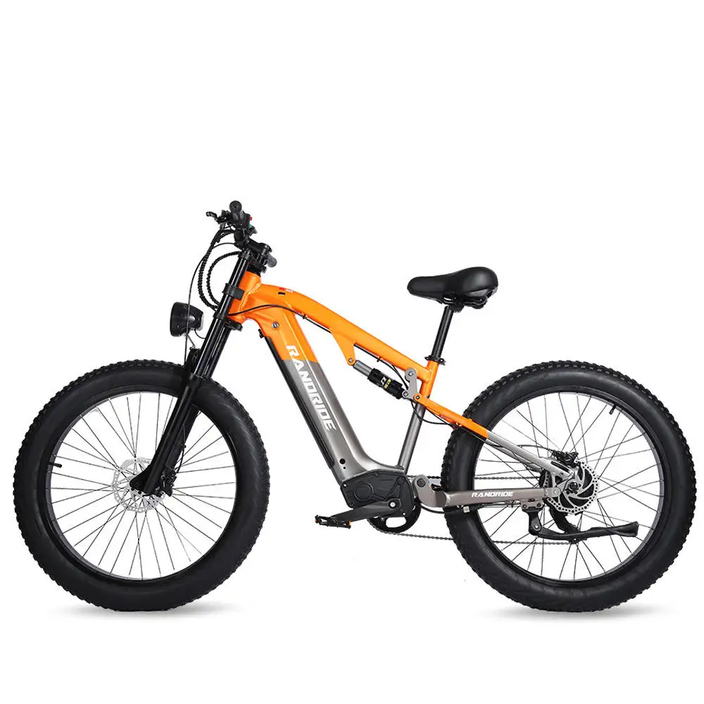 RANDRIDE YX80 electric bike peak 3000W dual motor 48V20AH battery mountain e-bike 26 tire all-terrain off-road electric bicycle