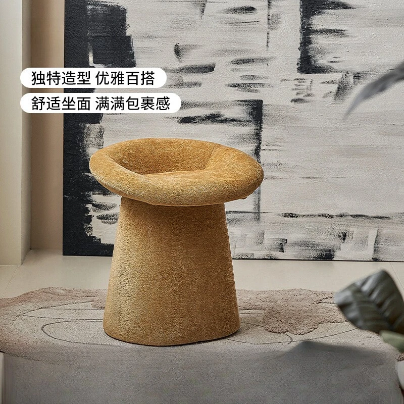 

Dressing Stool Nordic Home Bedroom Dressing Table Chair Solid Wood Simple Luxury Door Shoe Chair Low Stool Stool