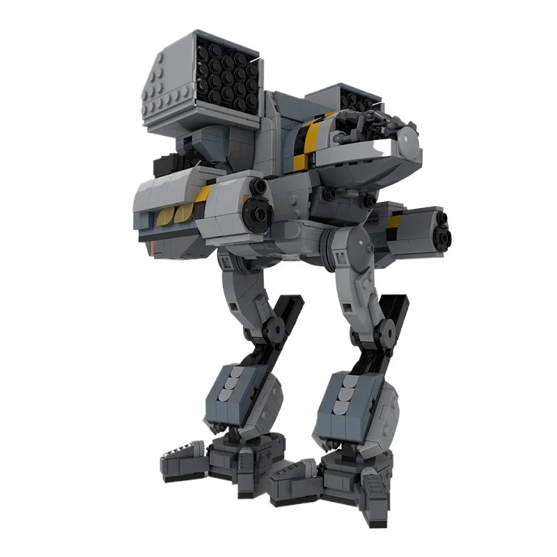 MOC Timber Wolf Mech Robot Building Block Kit - DIY Assembly Bricks Combat Machine Model Display Kids Adults Gaming Fans Gift