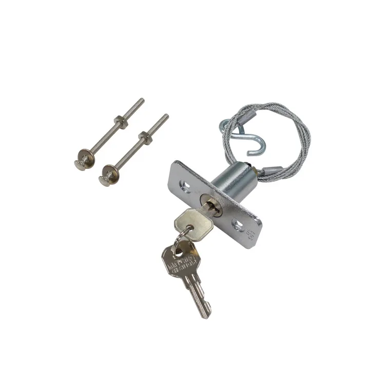 American garage door emergency lock power failure emergency wire drawing switch door lock cylinder manual emergency wire rope