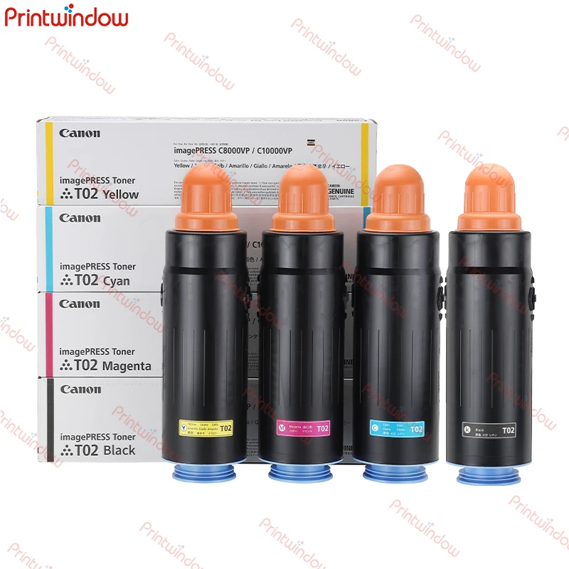 

T02 Toner 1Set 4PCS New Original CMYK Toner for Canon ImagePress C8000VP C10000VP C9010VP C10010VP IRC 8000 10000 9010 10010