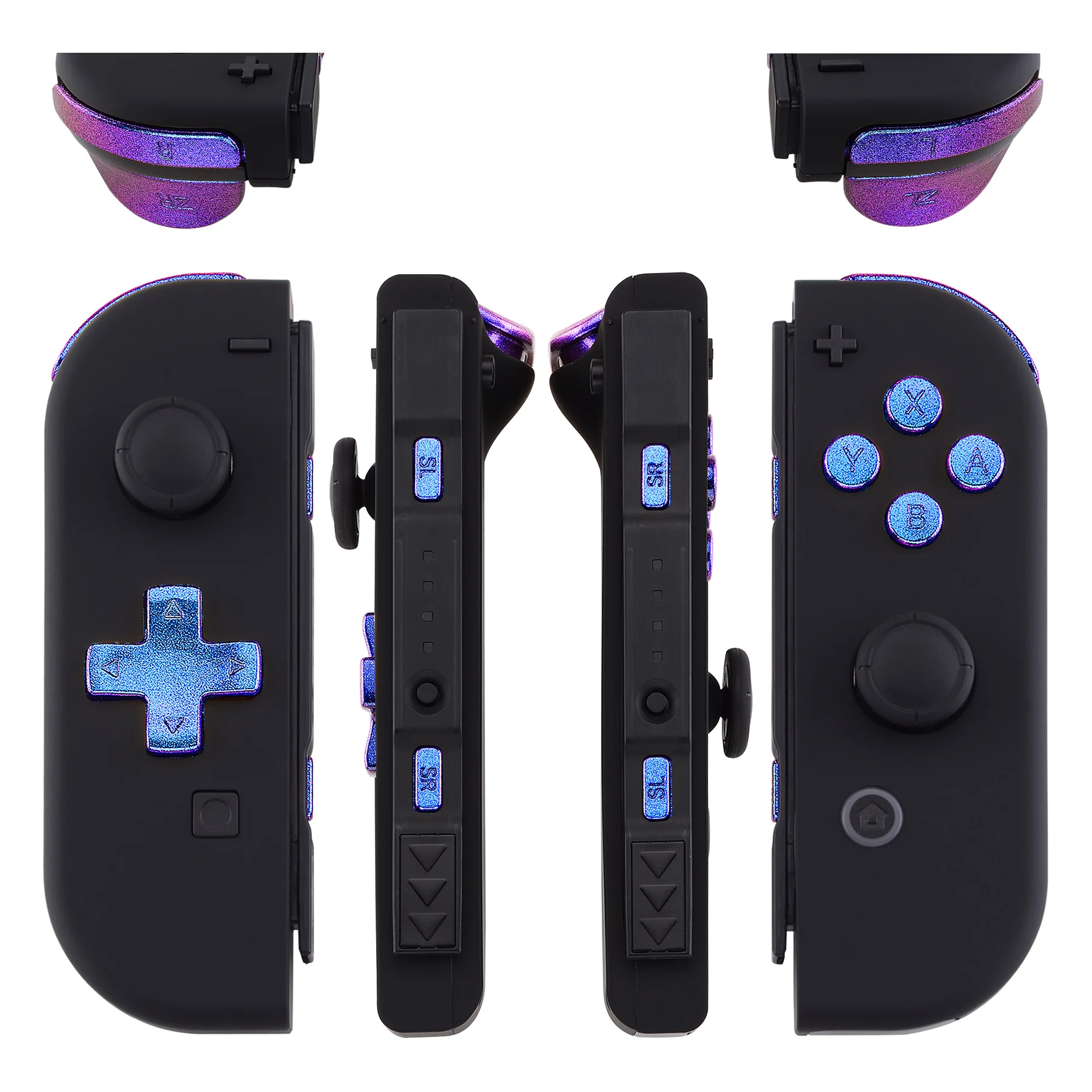 eXtremeRate Custom Dpad ABXY Keys SR SL L R ZR ZL Trigger Full Set Buttons with Tools for Nintendo Switch JoyCon &OLED model
