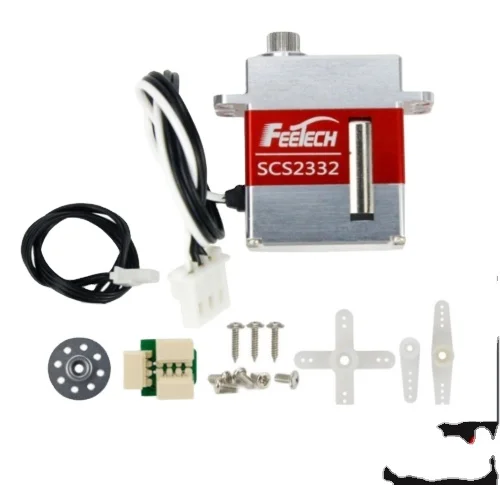 FEETECH SCS2332 Micro Robot Servo Unisex 4.5kg Locked-Rotor Torque 300/360 Degree Serial Bus Servo TTL Daisy Chain Metal