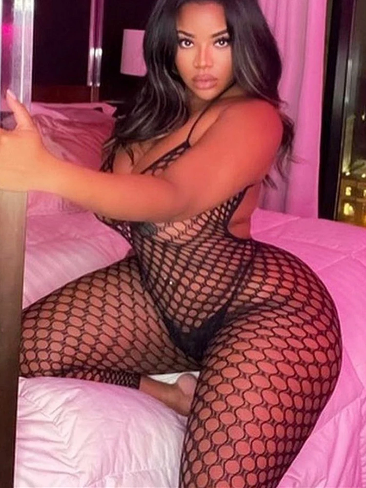 Erotic Perspective Temptation Underwear Ladies Sexy Tight Lingerie Mesh Full Body Stockings Clothes Adult Women Sex Product