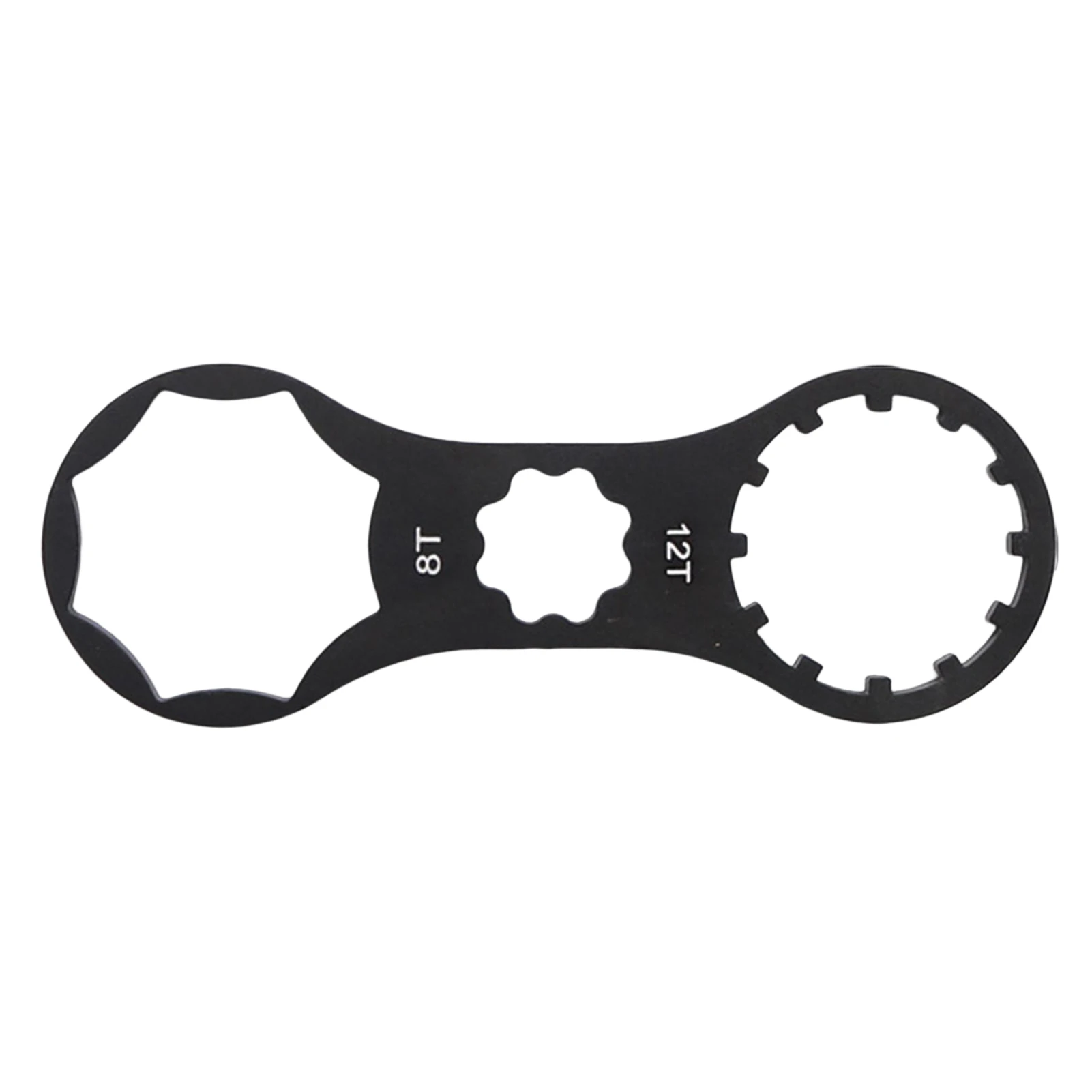 Fahrrad-Vordergabel-Schulterabdeckungs-Schraubenschlüssel, Werkzeug zum Entfernen der oberen Abdeckung des Stoßdämpfers, Fahrradwerkzeug aus Aluminiumlegierung für die Reparatur von Rennrädern – Detail 4