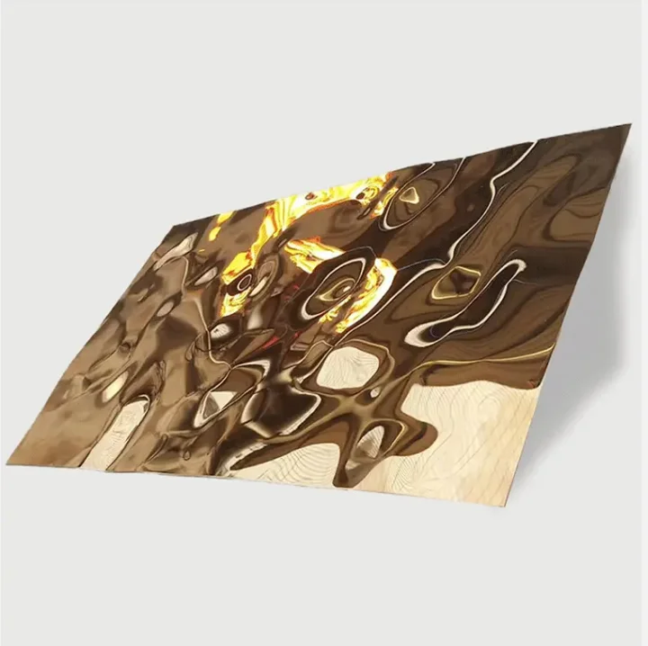 

Stainless Steel Wall Panel for Ceiling Home Art Decoration Water Ripple Corrugated