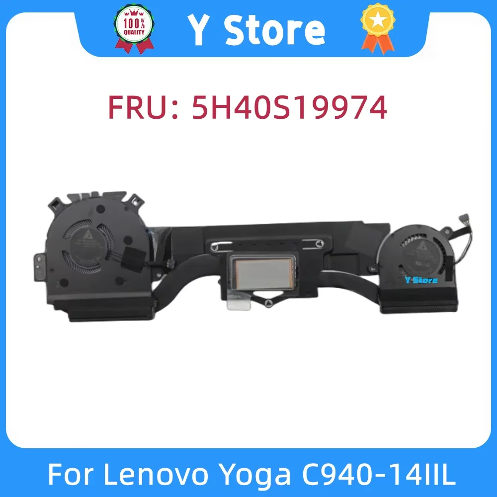 

Y Store новый 5H40S19974 для Lenovo Yoga C940-14IIL 81Q9 охлаждающий вентилятор радиатор термомодуль SH40R82437 быстрая доставка