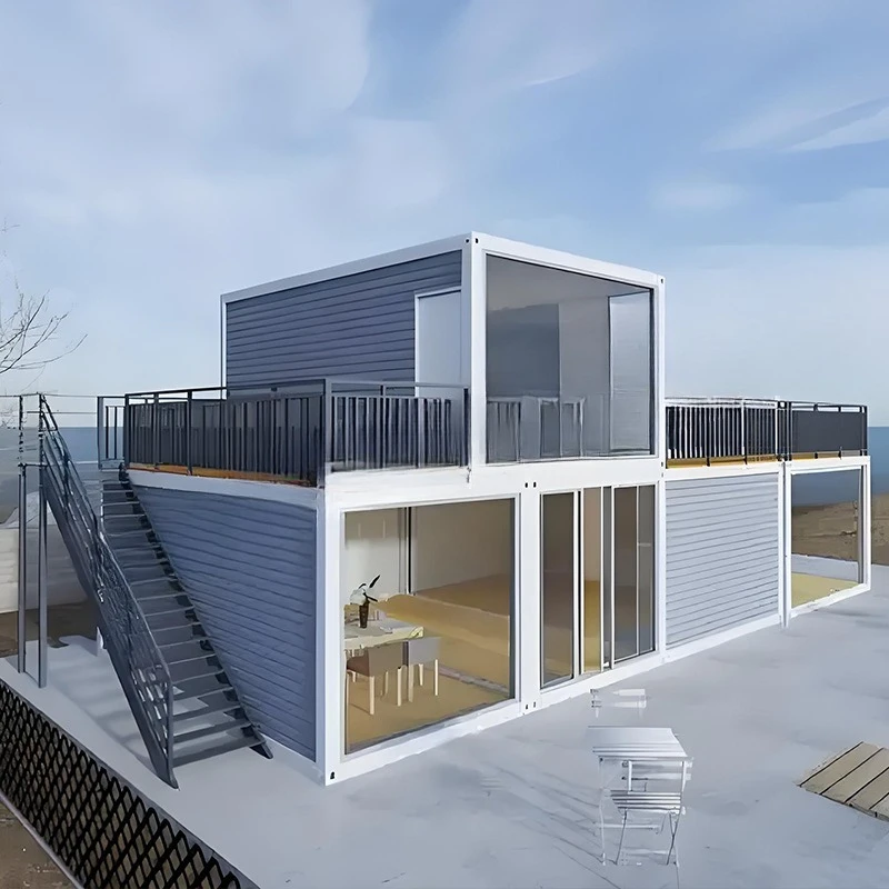 

Double-layer container sun room scenic container coffee milk tea shop construction site integrated housing container