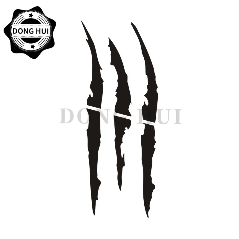 

Наклейка Monster Scratch с принтом когтей, автомобильная наклейка, мотоцикл, ноутбук, холодильник, украшение, наклейка, ПВХ, водонепроницаемая