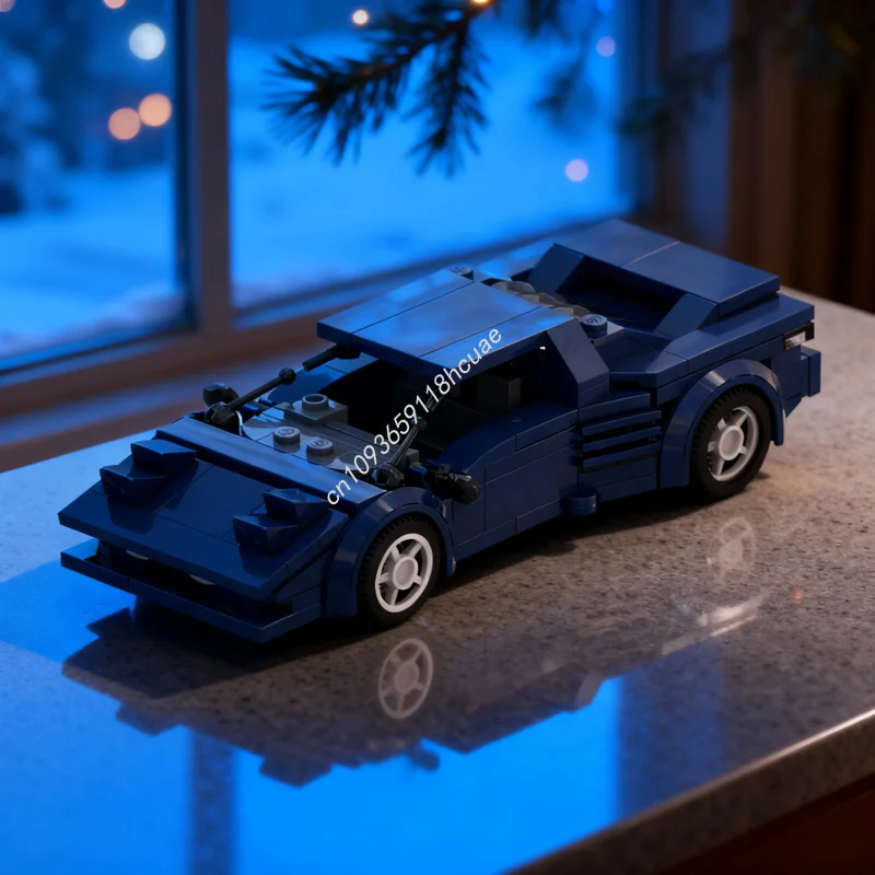 

185pcs MOC City Champions Cizetta Dark Blue Model Building Blocks Construction Christmas Gifts Toys Idea Brick Education Kids