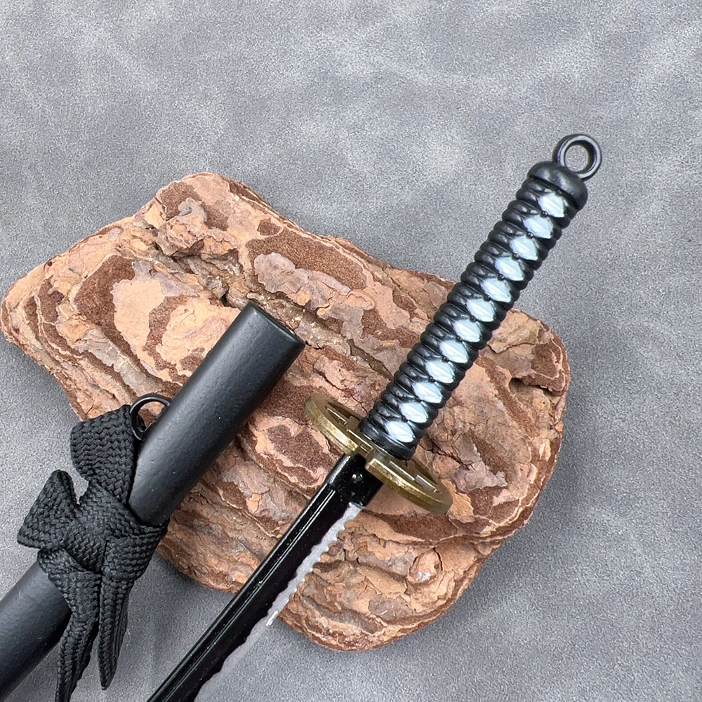 Réplica de Katana Shinsō de 22 cm del Anime Bleach, Modelo Metálico de Zanpakutō de Gin Ichimaru, Figura de Acción 1:6, Accesorio Decorativo, Juguete para Niño
