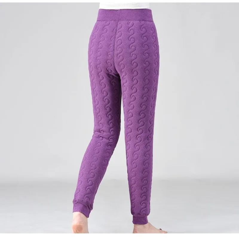 Leggings en velours allemand pour femmes, optique d'automne et d'hiver, patchwork, filetage à vis, à la mode, document solide, intérieur ajusté avec leggings