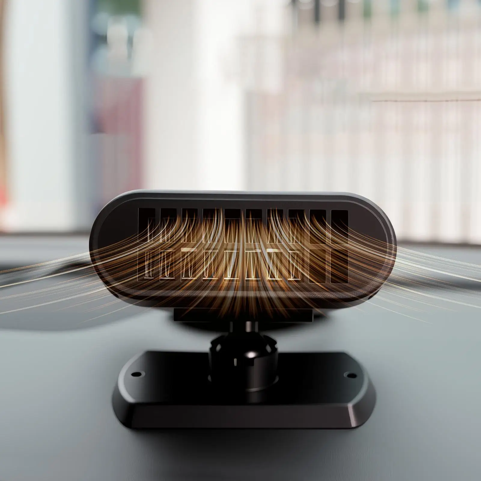 سخان سيارة 200 وات سخان السيارة 12 فولت/24 فولت مزيل الصقيع للزجاج الأمامي مروحة التدفئة الداخلية للسيارات لوقوف السيارات في الشتاء اليومي #3