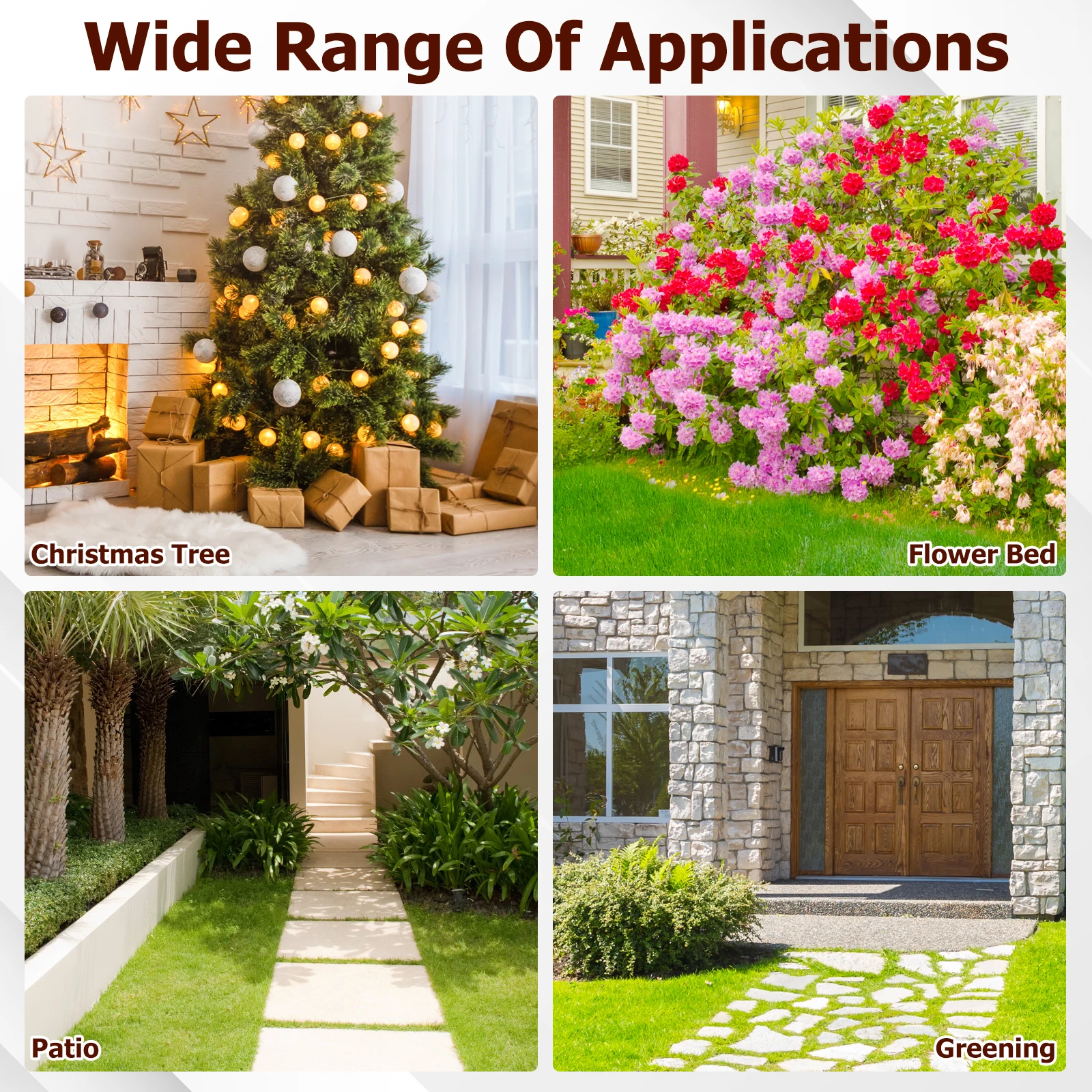 

Carbonized Wood Picket Fence Outdoor Garden Decorative Flexible Balcony Yard Border Durable Natural Garden Edging Panel