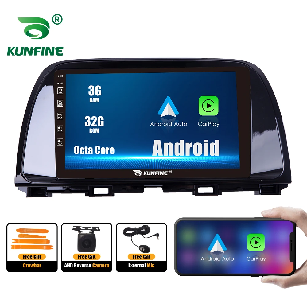 Car Radio For Mazda ATENZA 2013-2016 2Din Android Octa Core Car Stereo DVD GPS Navigation Player QLED Screen Carplay