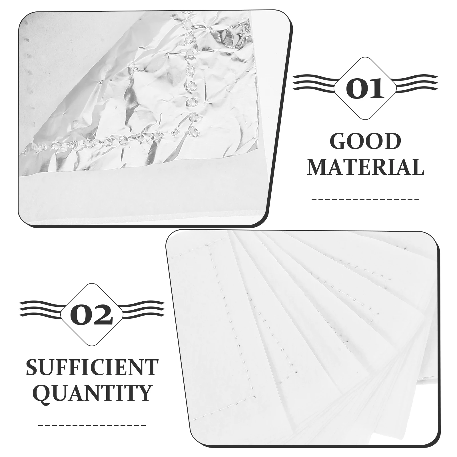 

20 Digital Perm Sheets Jumbo White Strips Heat Resistant Salon Supplies Hair Perming Tool Use Strong Material Hair