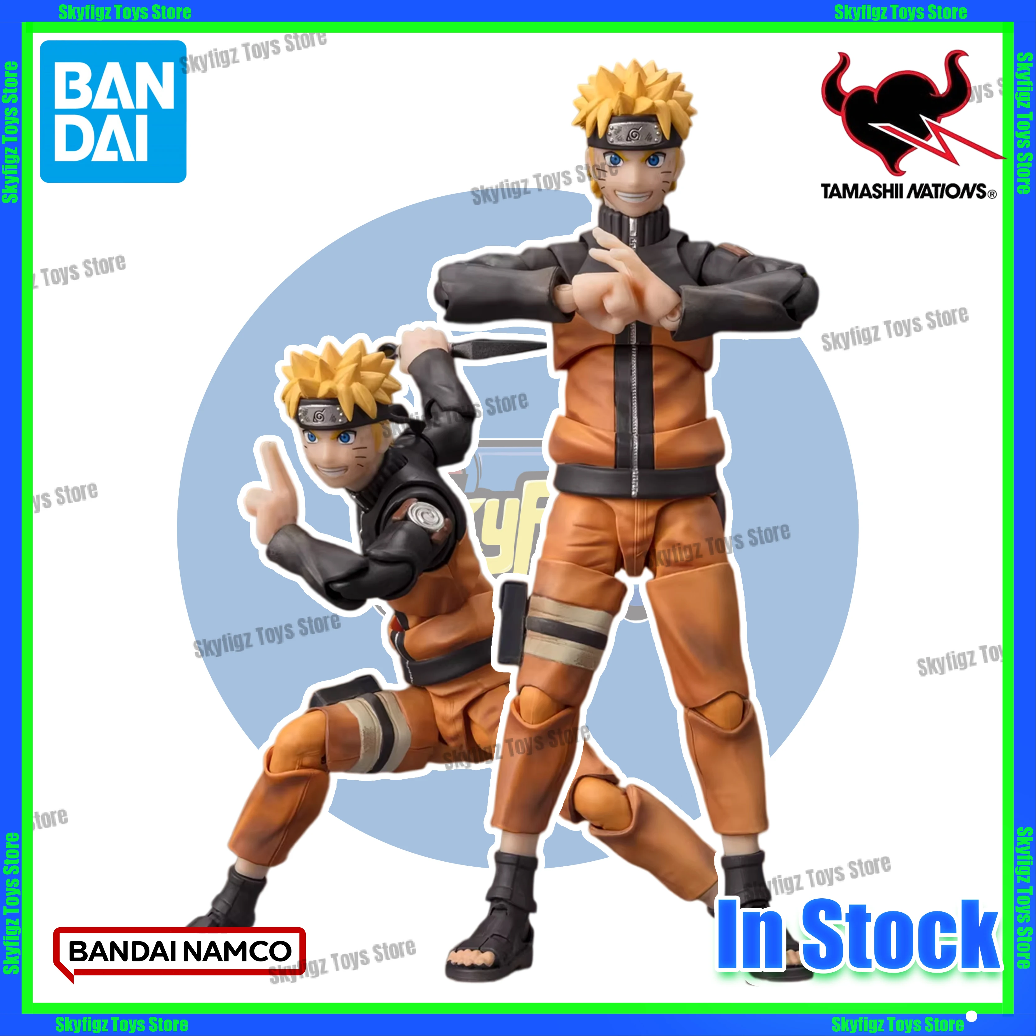 

In Stock Bandai TNT Limited SHF Naruto Uzumaki Naruto Battle-damaged Version Movable Figure Ready-made Doll Collection Gift