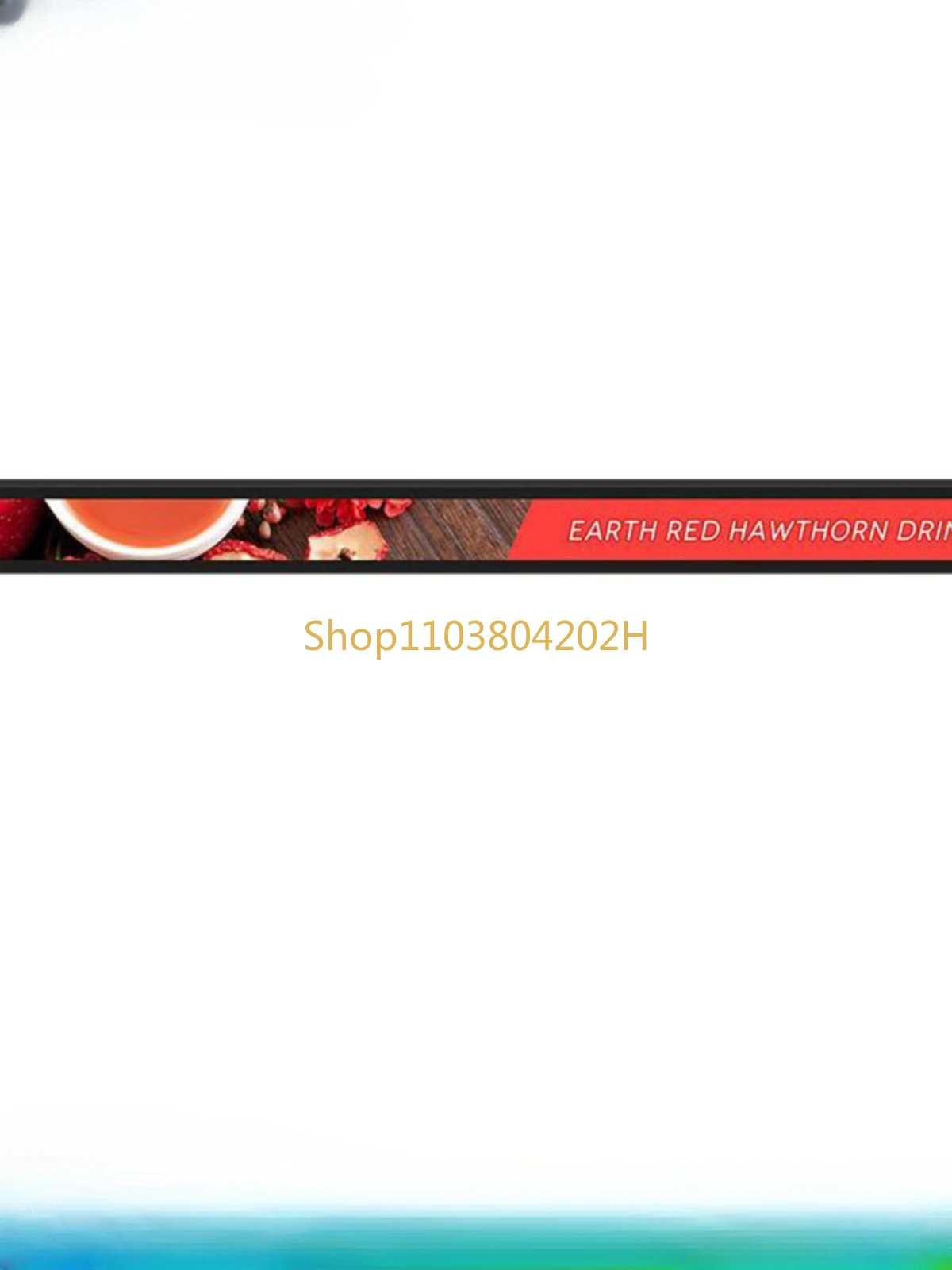 23.1-Inch Supermarket Shelf Strip Advertising Screen Android HD Narrow Screen Supermarket Shelf Strip Display LED Screen