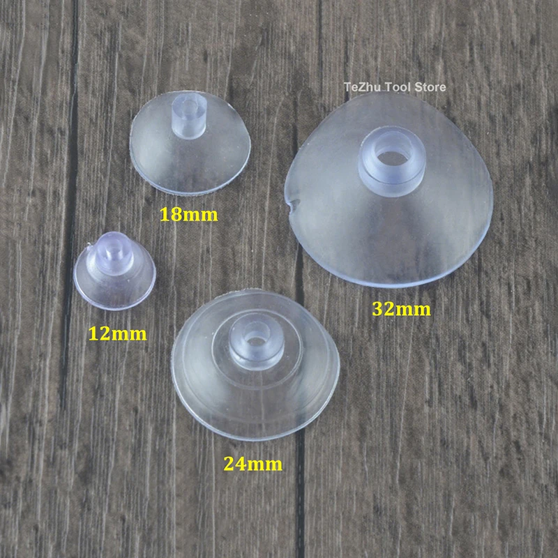 Polyethylene Plastic Clear Sucker Suction Transparent Soft Pad Glass Table Countertop Non-slip Fixed Gasket No Suction Force