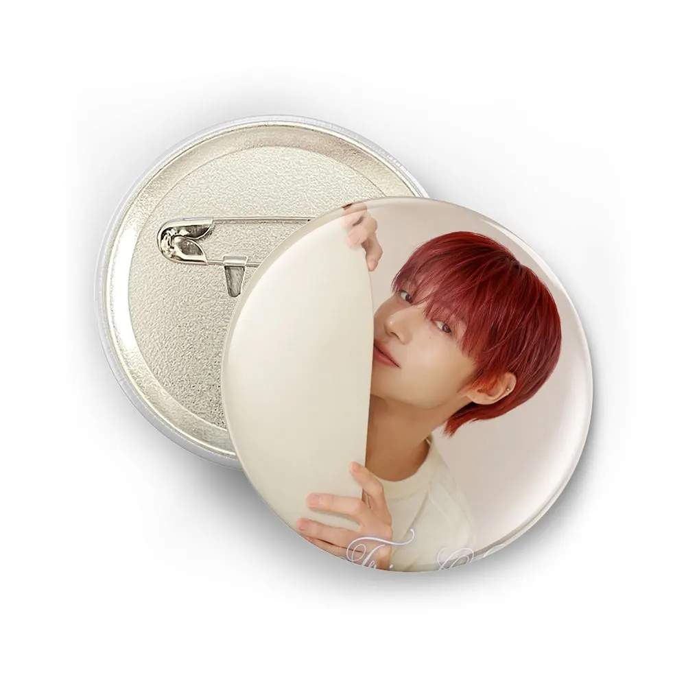 58mm Pin ATEEZ YOUR FRIENDLY GHOST Badge KPOP Brooch Collectible Fashion Accessory for Fans Backpack/T-shirt image 3