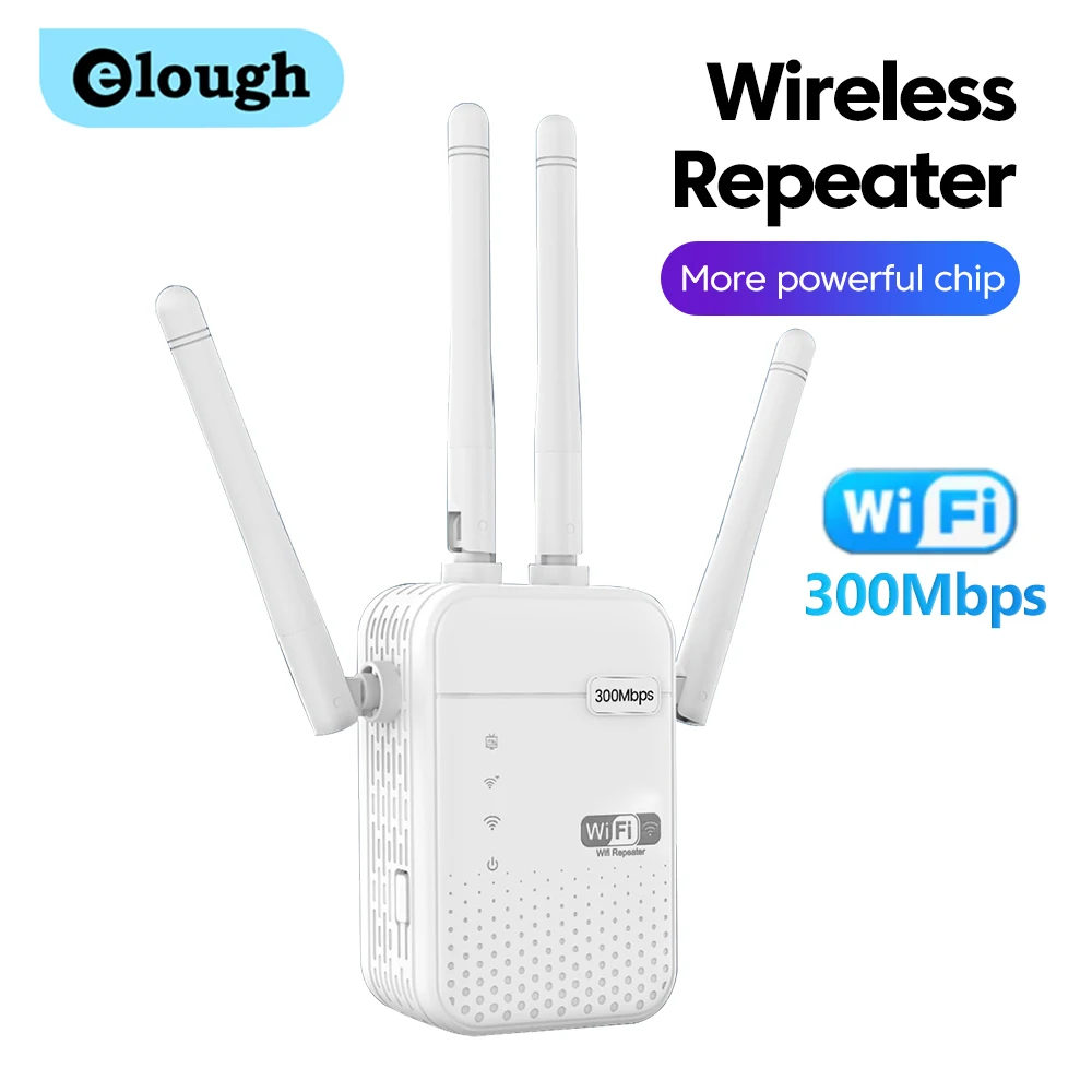 

300Mbps Router Dual Band WiFi Repeater 2.4G 5G Wireless Signal Extender Wi-Fi Amplifier Router Long Range Signal Booster WPS