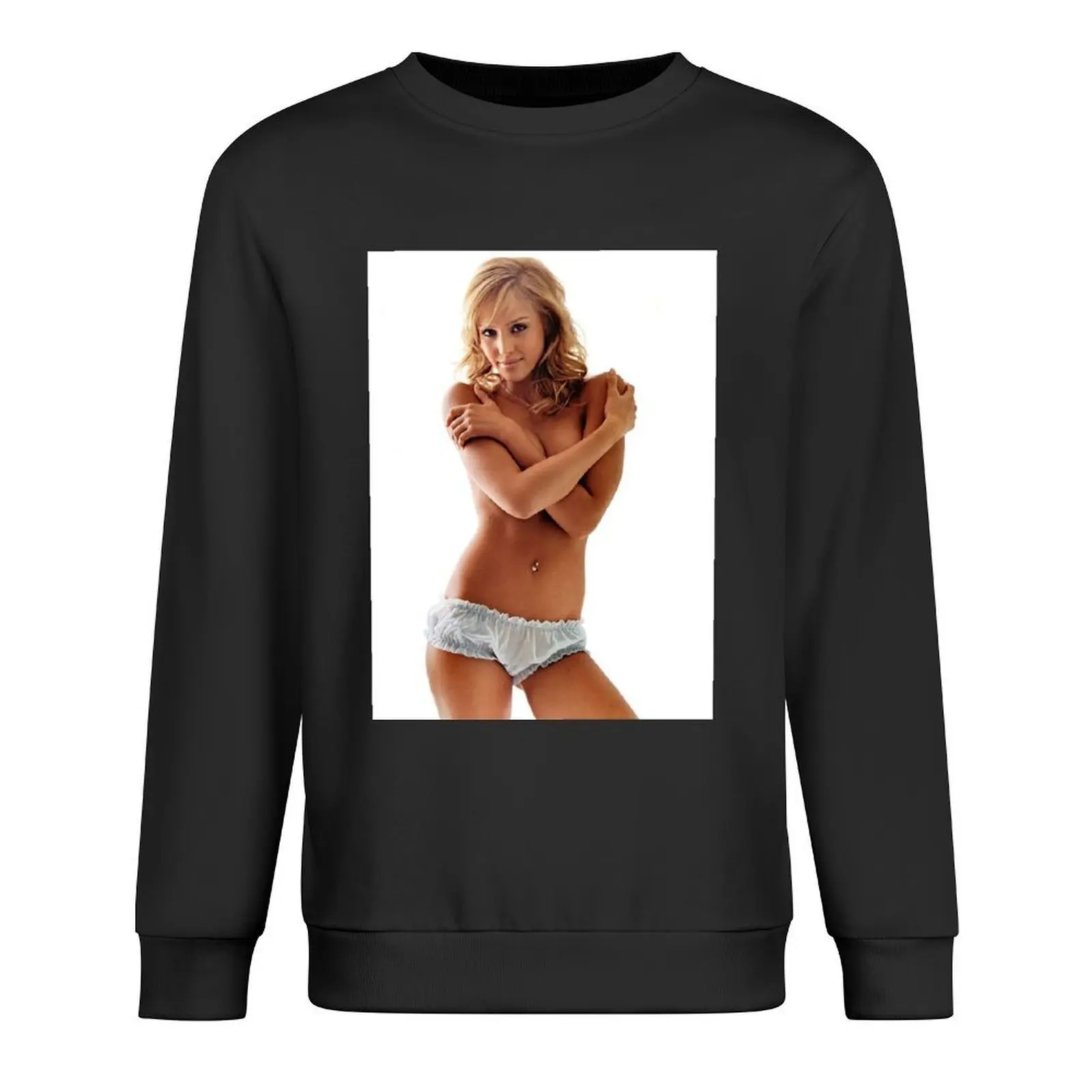 

Jessica Alba Pullover blouse korean clothes men's sweat-shirt autumn jacket men sweatshirt male