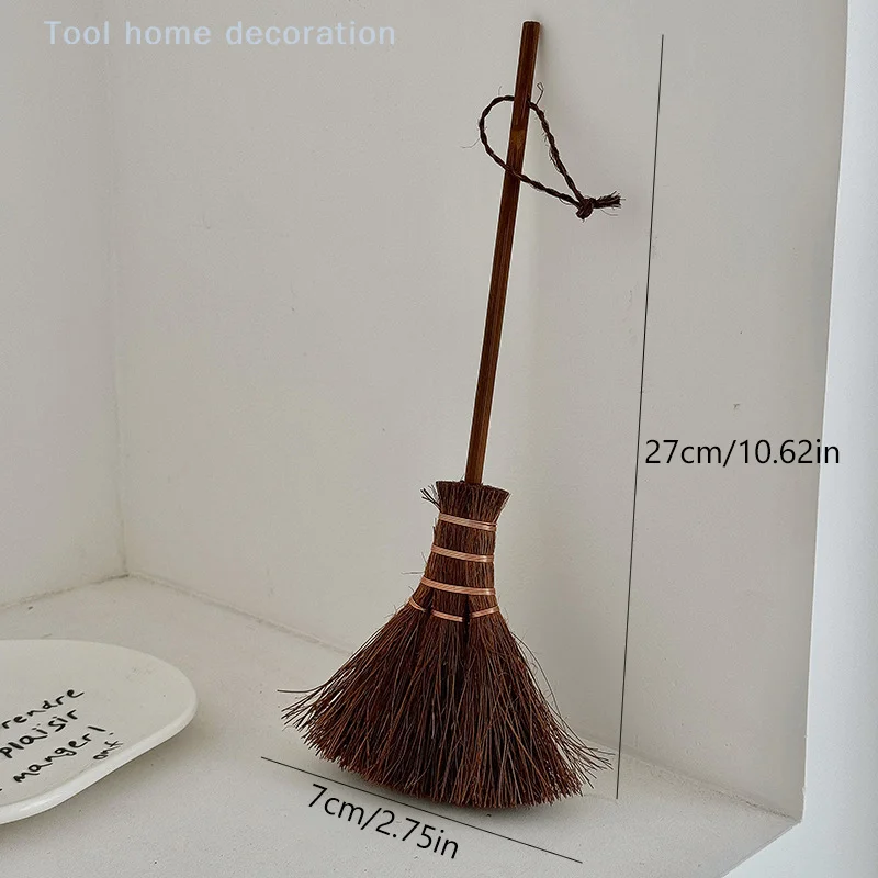 Sapu Desktop Kreatif Sederhana Rumah Tangga Mini Serbaguna Pembersih Sapu Kecil Sikat Celah Jendela Sikat Bulu Telapak Tangan Antik