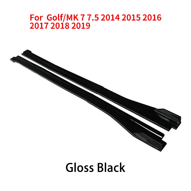 Auto Golf 7 Accessoires Zijskirts Voor Golf/MK 7 7.5 2014-2019 Verlenging Splitters Body Apron Lip Splitter Winglet Carbon Fiber