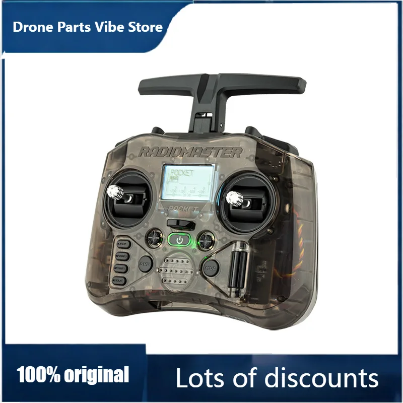 

Радиопередатчик FyRadioMaster Pocket FPV для дронов ELRS CC2500 с возможностью кастомизации