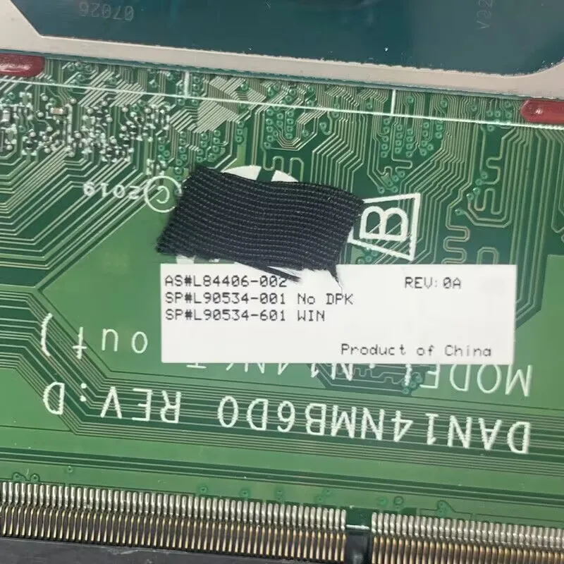 

Материнская плата для ноутбука HP 24-DF 27-DP L90534-001 L90534-601 L84406-002 DAN14NMB6D0 с процессором SRGKL I5-1035G1, 100% полное тестирование, хорошо