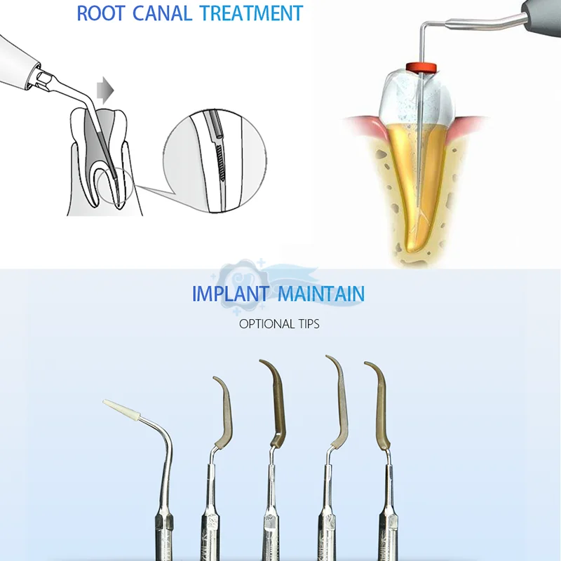 VRN ultradźwiękowy system terapii periodontycznej wybielanie zębów dentystycznych Q6 polerka powietrzna skaler ultradźwiękowy 6 w 1 sprzęt stomatologiczny