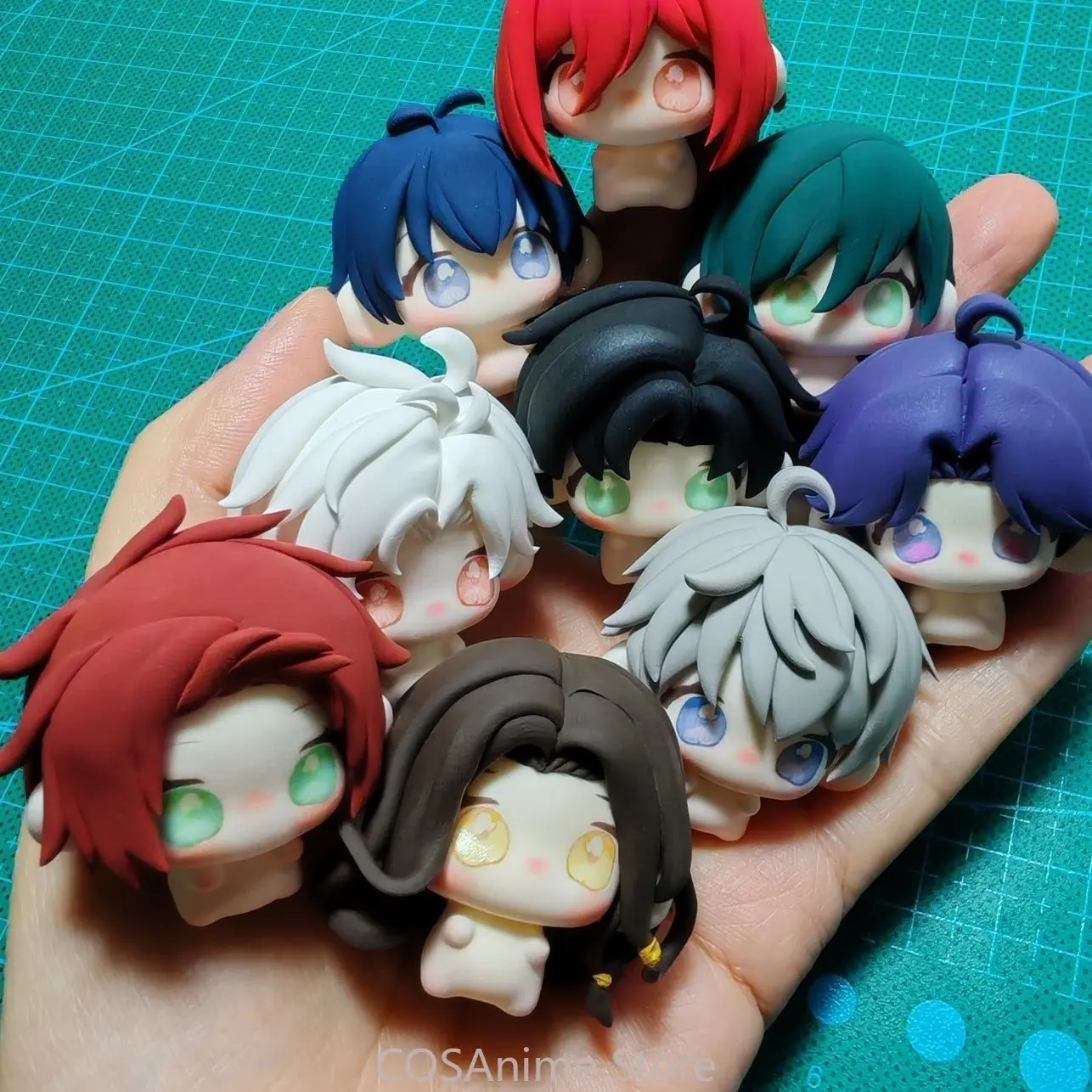 

Anime BLUE LOCK Nagi Seishiro Bachira Meguru Chigiri Hyoma Rin Itoshi Cosplay Handmade Garage Kits Figurine Model Xmas Gift