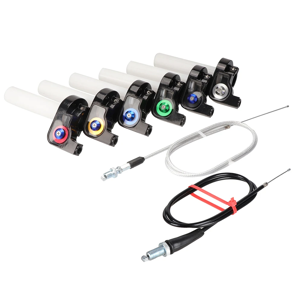 Kit de empuñaduras de acelerador de Gas de giro rápido para motocicleta, 7/8 ", 22mm, para Honda, Yamaha, Kawasaki, Suzuki, KTM, ATV