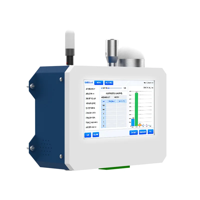 

Air online dust particle counter, clean air environment detector in dust-free workshop
