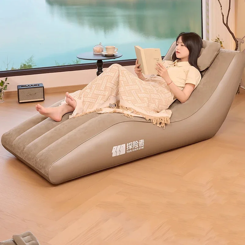 Cápsula de cama inflável para meninas, Tatami Sex Queen, cama de luxo, Sun Travel, Camping, Princess Cama, Lounge Suite Furniture, Design moderno