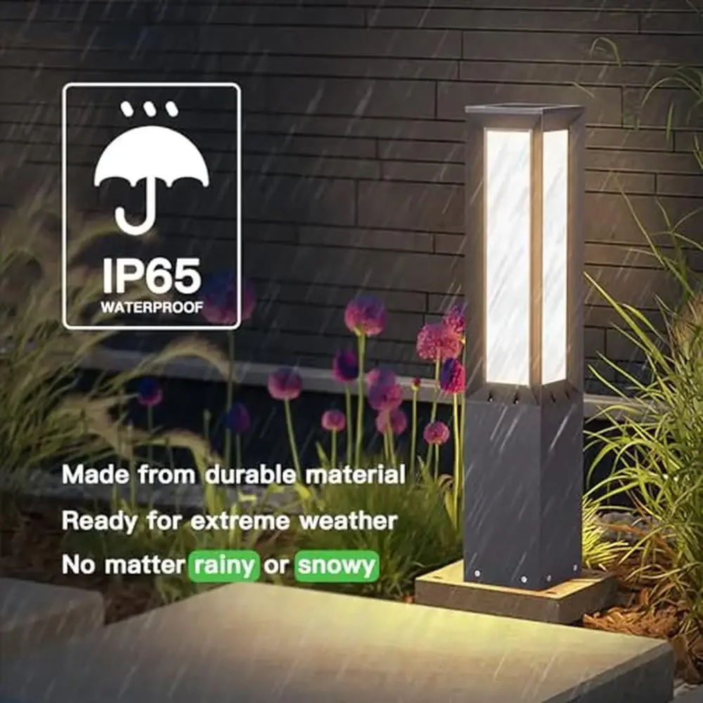 32 "Solar Landschaft Weg Licht IP65 wasserdichte Garten Stehle uchte moderne Gehweg Lichter LED solar betriebene Außen beleuchtung Platz