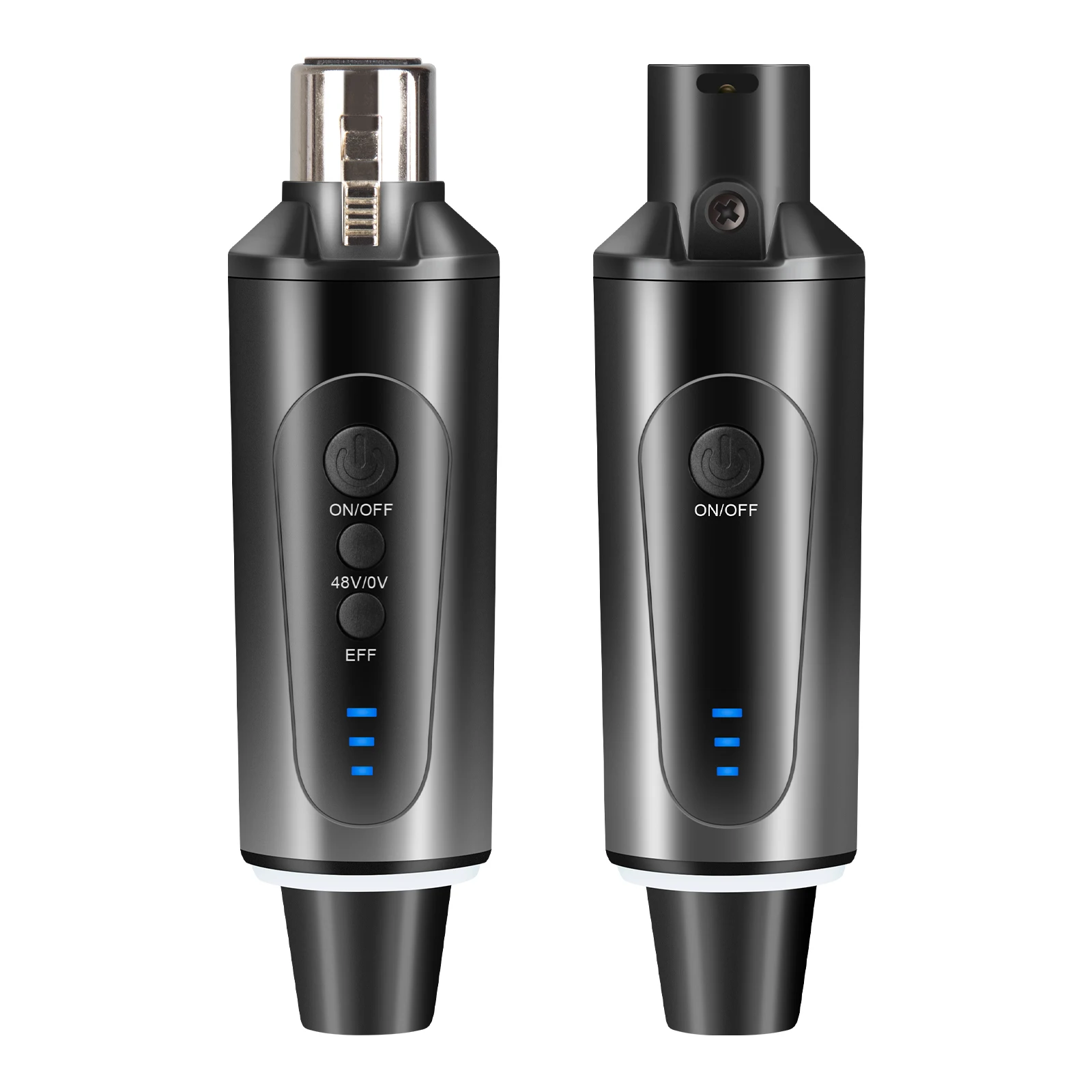 

Professional Handheld Microphone XLR Transmitter Receiver Digital Wired To Wireless Cardioid Polar Pattern Made Of Plastic